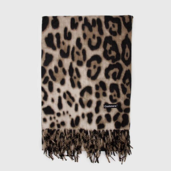bufanda print beige bufanda print beige
