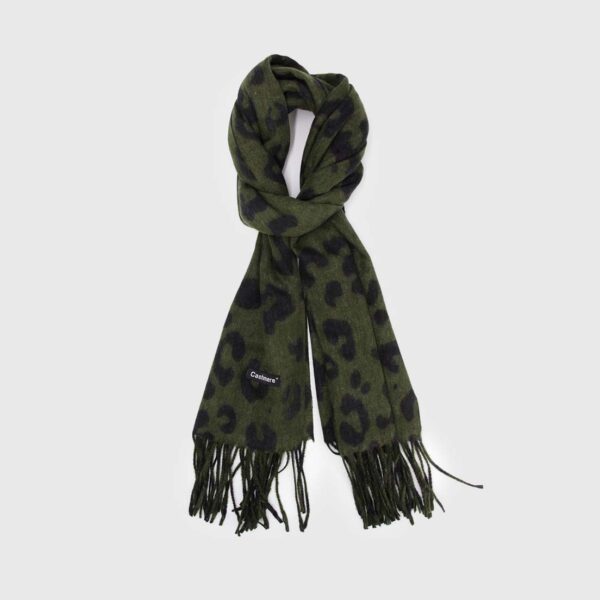 bufanda print verde bufanda print verde