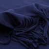 bufanda azul marino lisa