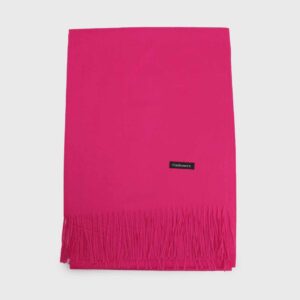 bufanda fucsia lisa