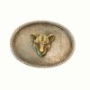 hebilla leopardo ovalado plateado hebilla leopardo ovalado plateado