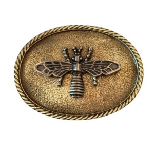 hebilla libélula dorada